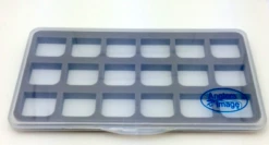 Wapsi Angler's Image Ultra-Thin Fly/Hook Box 18 Compartment