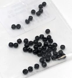Bulk Tungsten Slotted Beads 50 Pack -Fishing Sales Shop bulk tungsten slotted beads 50 pack jet black 2 8 mm 7 64 28982068215871 5000x
