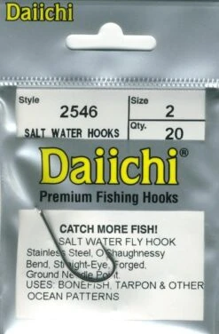 Daiichi 2546 Stainless Saltwater Hook 20 Pack