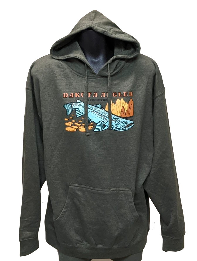 Dakota Angler Men's Underwood Logo Hoody 5 Dakota Angler Men's Underwood Logo Hoody - Image 3