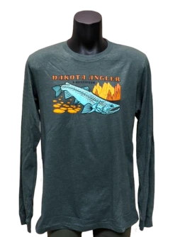 Dakota Angler Men's Underwood Logo Long Sleeve T-Shirt