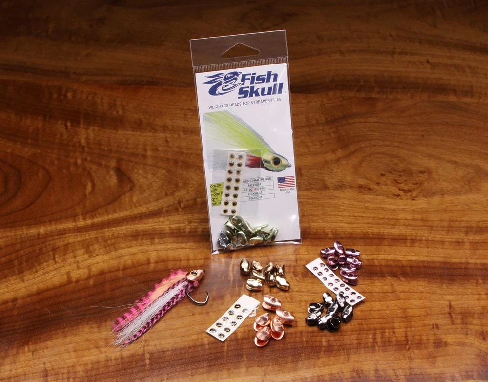 Flymen Fish Skull Baitfish Heads 3 Flymen Fish Skull Baitfish Heads