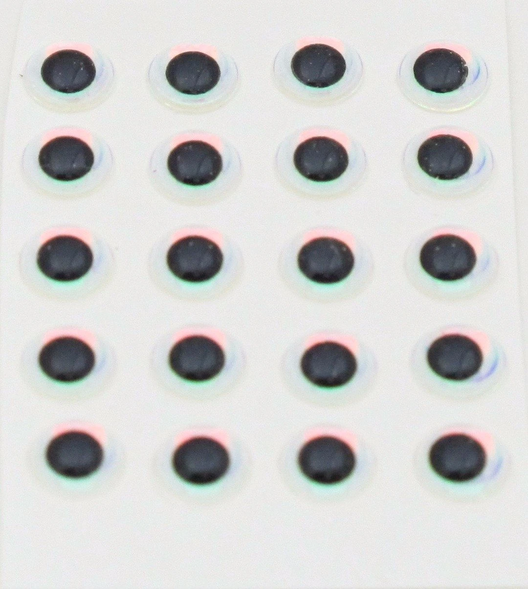 Hareline 3/16" 3D Holographic Eyes 6 Hareline 3/16" 3D Holographic Eyes - Image 4