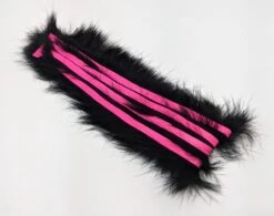 Hareline Bling Rabbit Strips -Fishing Sales Shop hareline bling rabbit strips black with fl pink accent bls11e 28836502175807 5000x