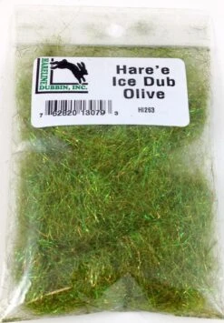 Hareline Hare'e Ice Dub Dubbing 19 Hareline Hare'e Ice Dub Dubbing -Fishing Sales Shop hareline hare e ice dub dubbing olive 6466642117 5000x