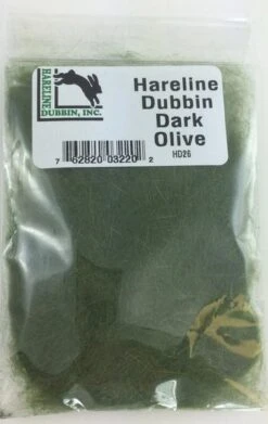 Hareline Rabbit Dubbin -Fishing Sales Shop hareline rabbit dubbin dark olive 6466646341 5000x