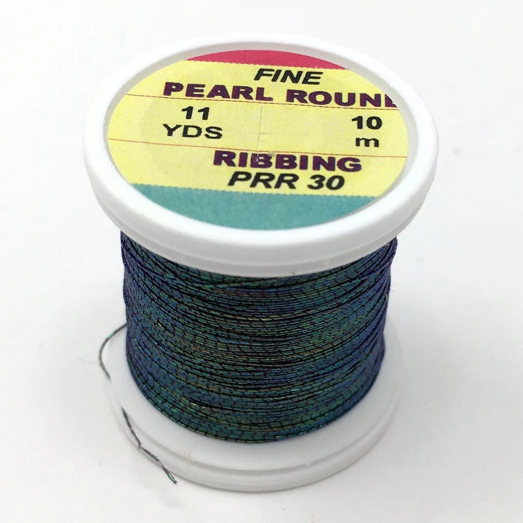 Hends Pearl Round Ribbing Tinsel- 11 Yard Spool 11 Hends Pearl Round Ribbing Tinsel- 11 Yard Spool - Image 9