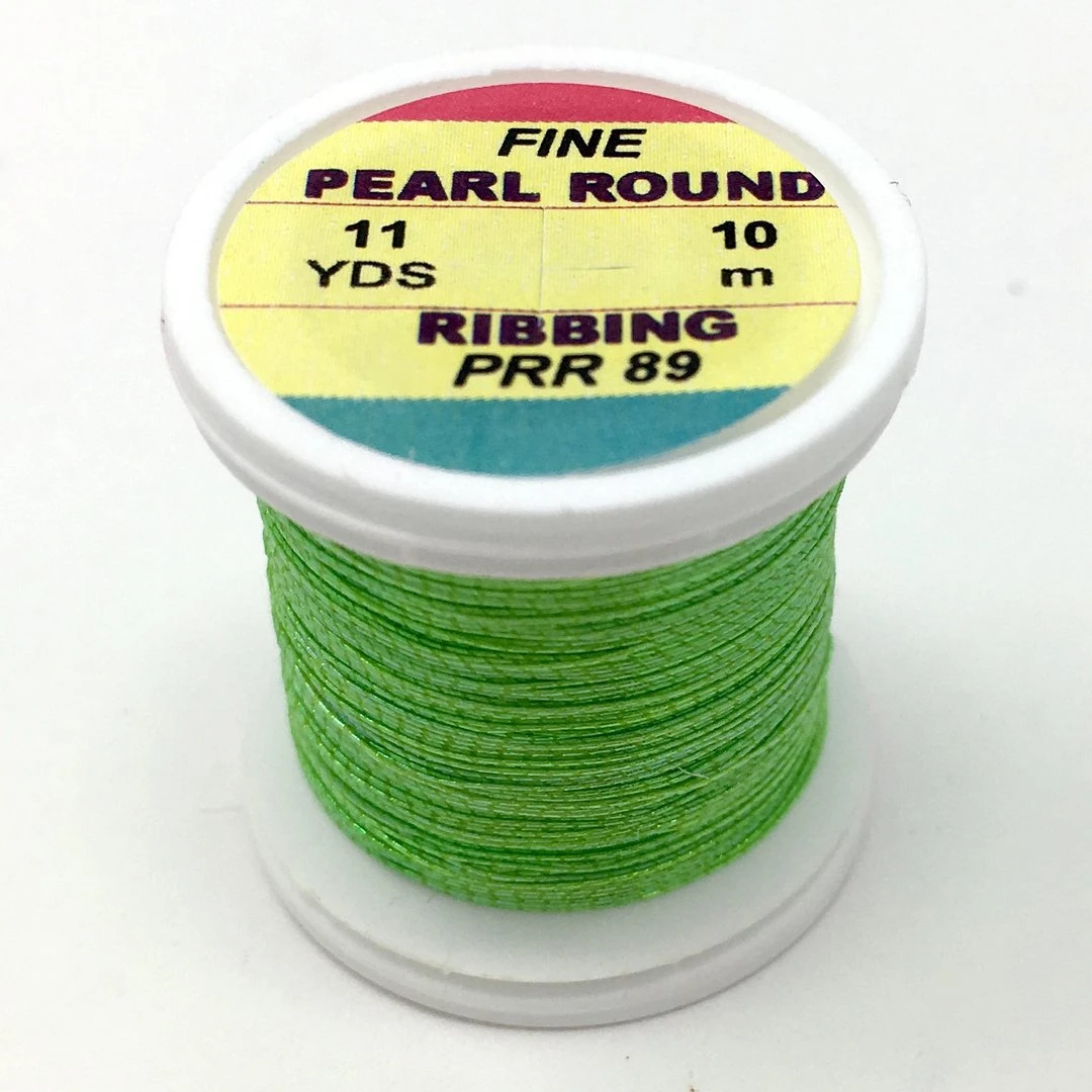 Hends Pearl Round Ribbing Tinsel- 11 Yard Spool 4 Hends Pearl Round Ribbing Tinsel- 11 Yard Spool - Image 2
