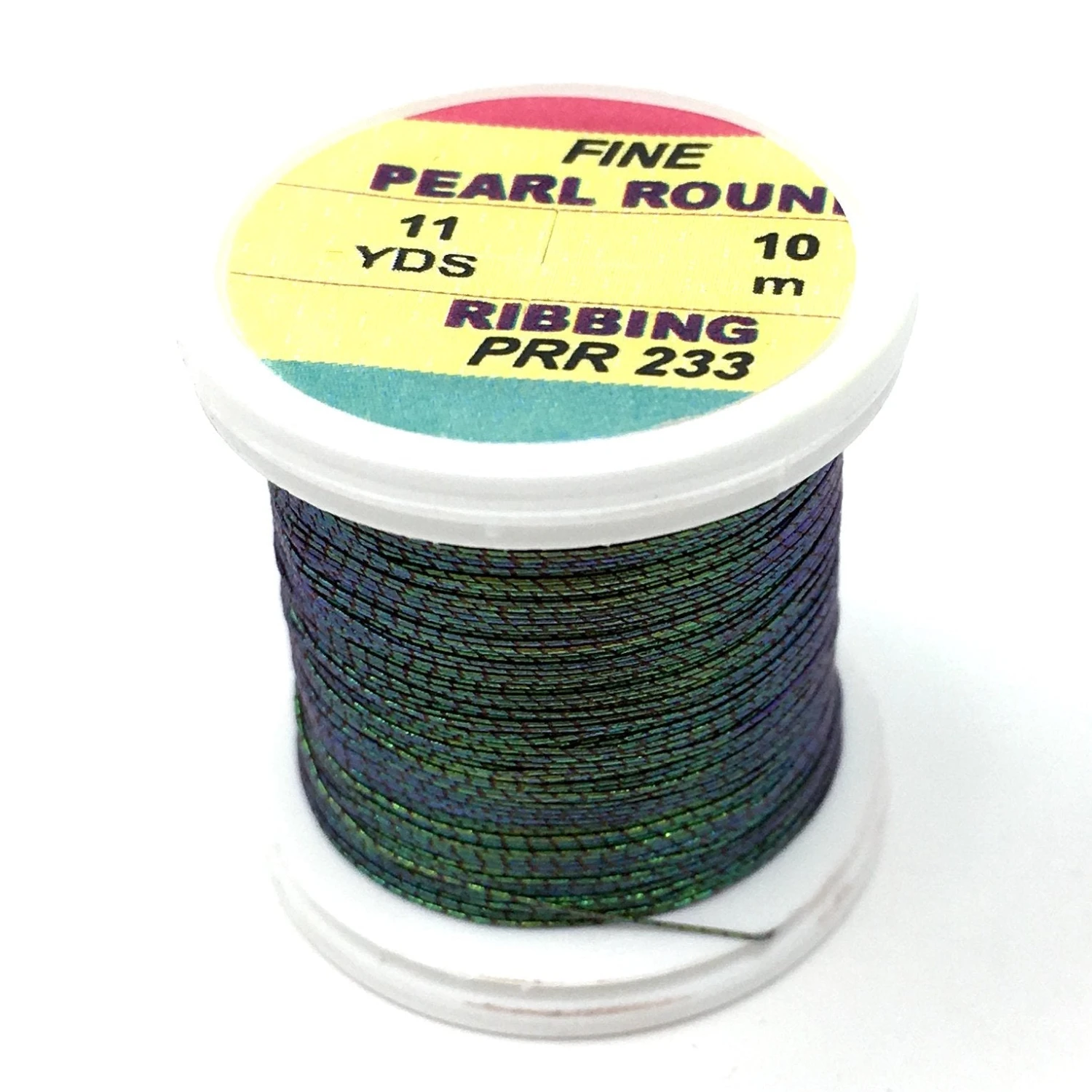 Hends Pearl Round Ribbing Tinsel- 11 Yard Spool 14 Hends Pearl Round Ribbing Tinsel- 11 Yard Spool - Image 12