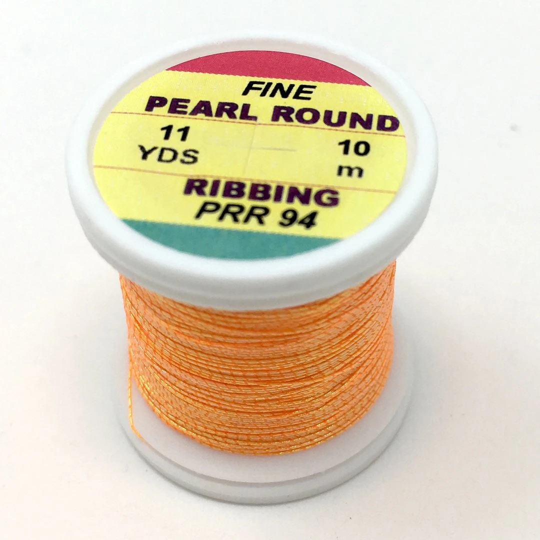 Hends Pearl Round Ribbing Tinsel- 11 Yard Spool 12 Hends Pearl Round Ribbing Tinsel- 11 Yard Spool - Image 10
