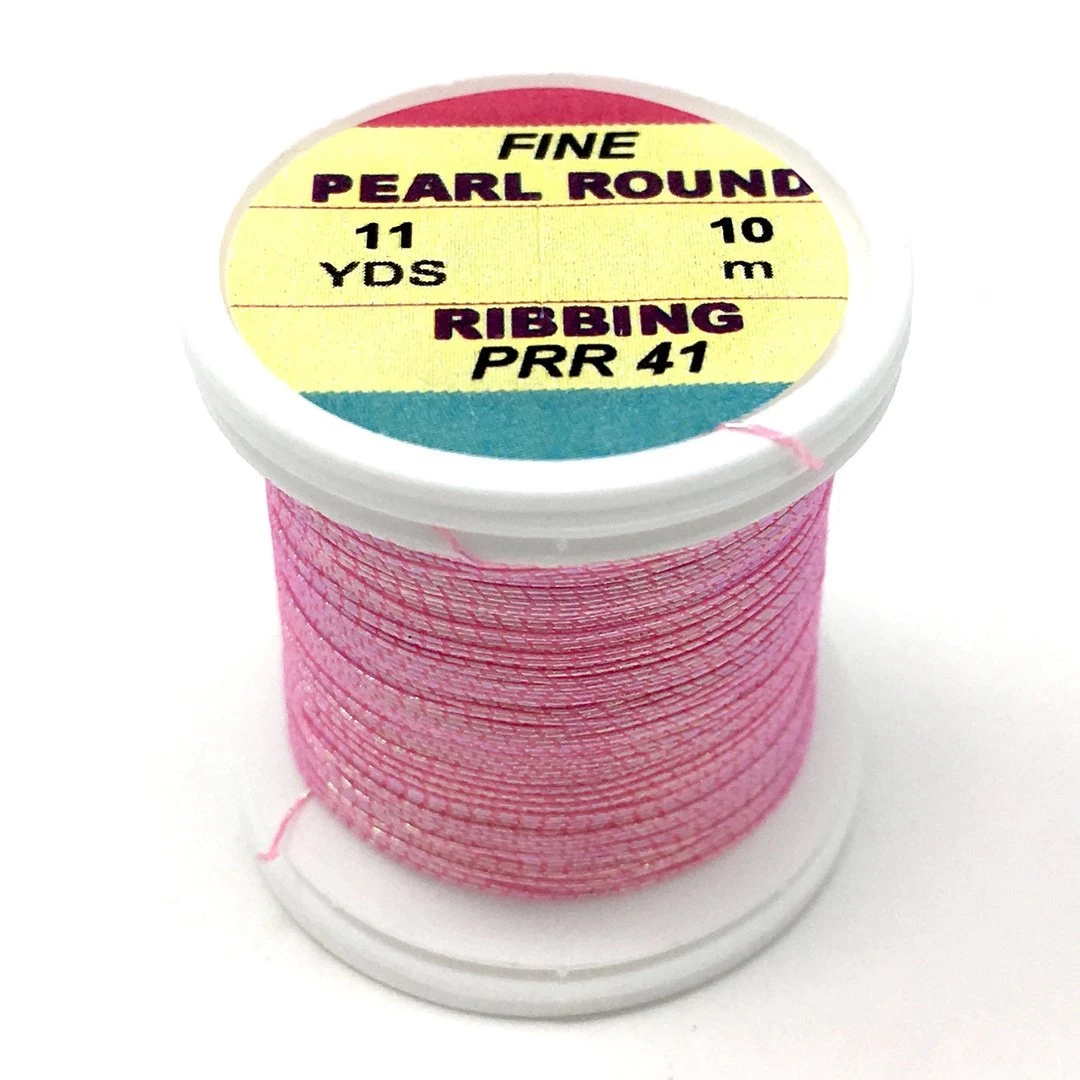 Hends Pearl Round Ribbing Tinsel- 11 Yard Spool 8 Hends Pearl Round Ribbing Tinsel- 11 Yard Spool - Image 6