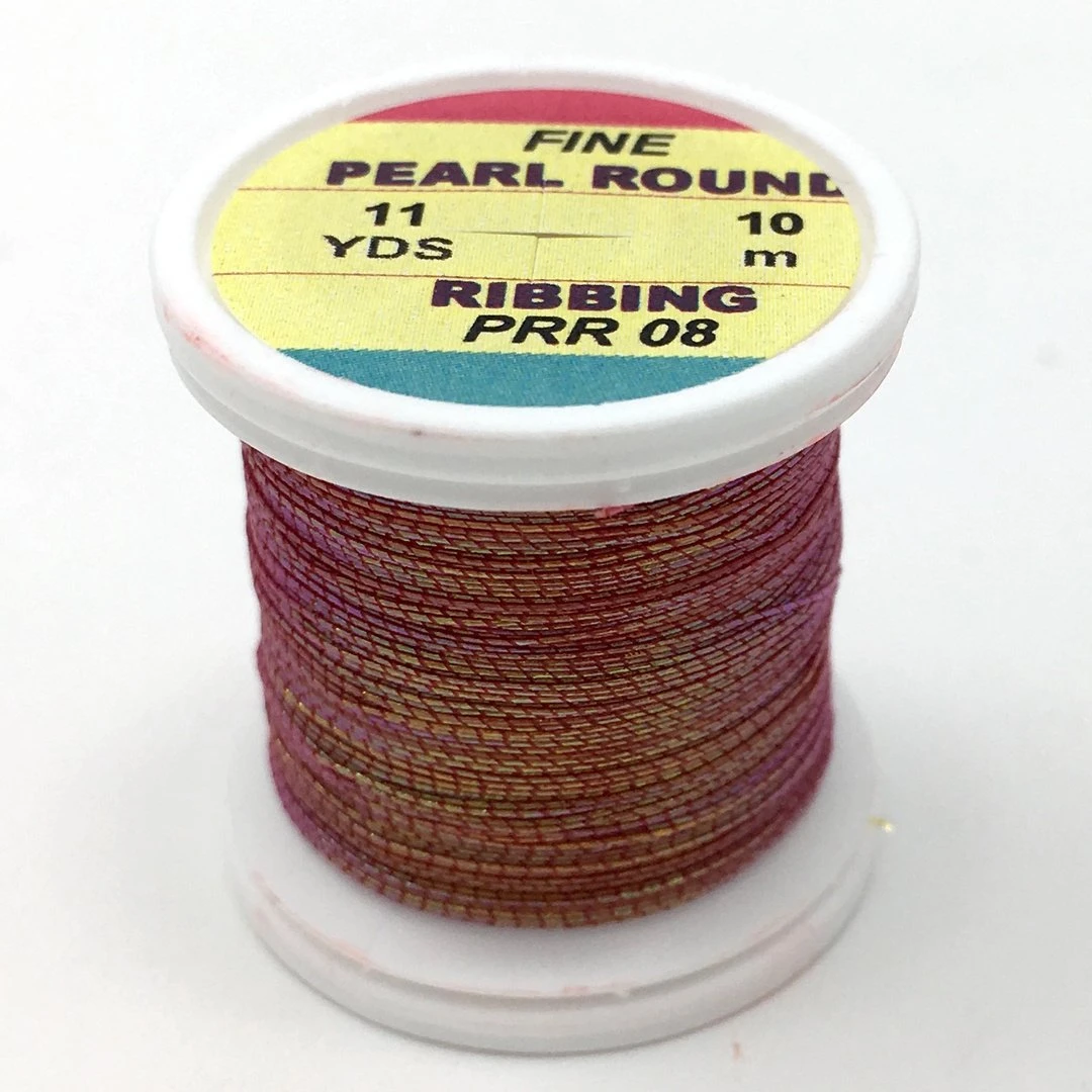 Hends Pearl Round Ribbing Tinsel- 11 Yard Spool 5 Hends Pearl Round Ribbing Tinsel- 11 Yard Spool - Image 3