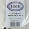 HMH Black Nickel Coneheads For Small Diameter Tubes 10 Pack -Fishing Sales Shop hmh black nickel coneheads for small diameter tubes 10 pack 1107103048 5000x