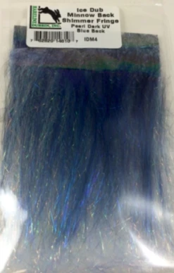 Ice Dub Minnow Back Shimmer Fringe -Fishing Sales Shop ice dub minnow back shimmer fringe 4 pearl dark uv blue back 6466732933 5000x