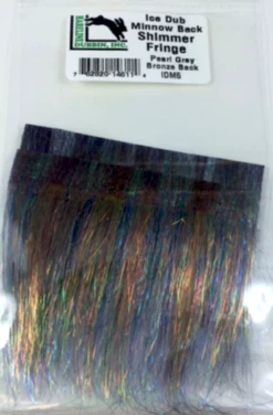 Ice Dub Minnow Back Shimmer Fringe -Fishing Sales Shop ice dub minnow back shimmer fringe 5 pearl gray bronze back 6466732997 5000x