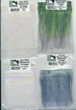 Ice Dub Minnow Back Shimmer Fringe