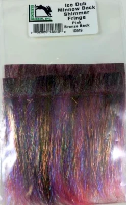 Ice Dub Minnow Back Shimmer Fringe -Fishing Sales Shop ice dub minnow back shimmer fringe 9 pink bronze back 6466732485 5000x