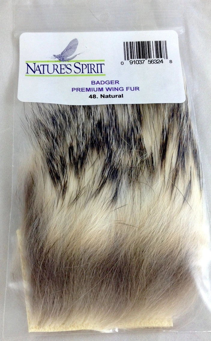 Nature's Spirit Badger Premium Wing Fur 3 Nature's Spirit Badger Premium Wing Fur