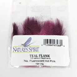 Nature's Spirit Teal Barred Flank - Select Feathers -Fishing Sales Shop nature s spirit teal barred flank select feathers fl hot pink 29908427079743 5000x