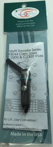 Renzetti Traveler Cam Jaw Assembly X8044 Hook Sizes 28-4/0