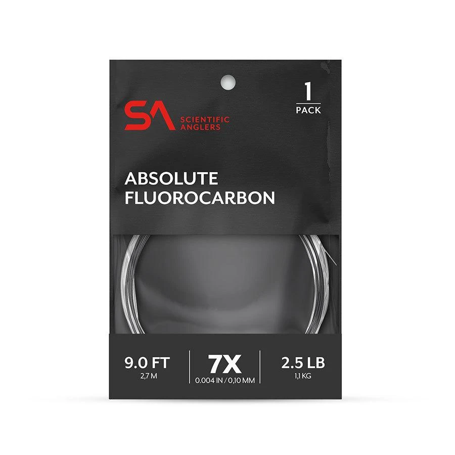 Scientific Anglers Absolute Trout Fluorocarbon Leader 9' 3 Scientific Anglers Absolute Trout Fluorocarbon Leader 9'