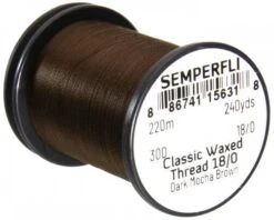 Semperfli Classic Waxed Spyder Thread 18/0 -Fishing Sales Shop semperfli classic waxed spyder thread 18 0 dark mocha brown 28348052144191 5000x