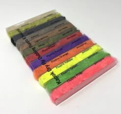 Semperfli Kapok Dry Fly Dubbing Fluoro & Natural Dispenser