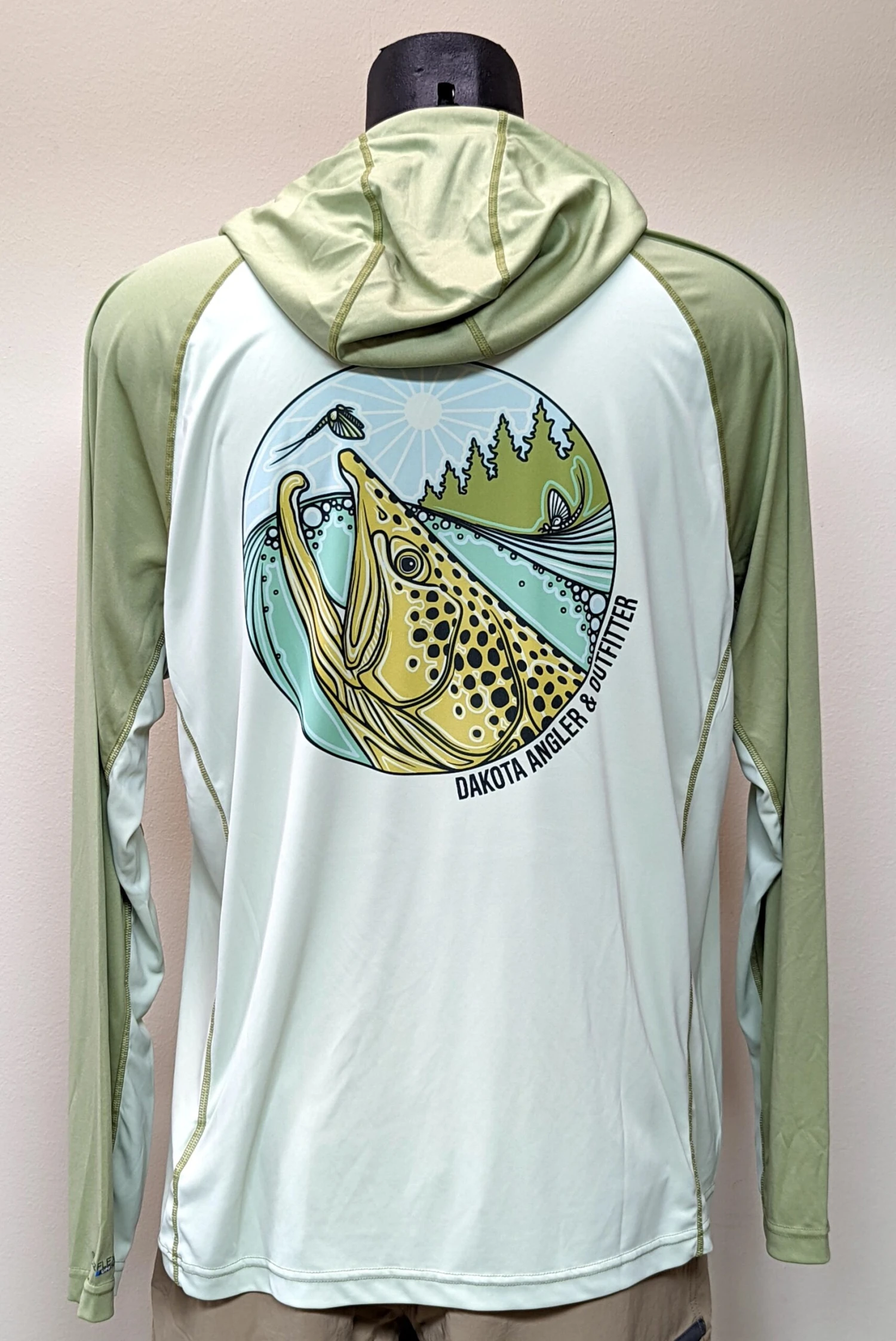 Simms Men's Bugstopper SolarFlex Hoody Brown Rise Logo 4 Simms Men's Bugstopper SolarFlex Hoody Brown Rise Logo - Image 2