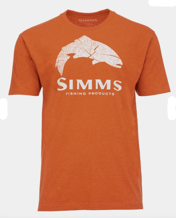 Simms Men's Wood Trout Fill T-Shirt 3 Simms Men's Wood Trout Fill T-Shirt