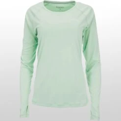 Simms Womens' Solarflex Crewneck Underwood Logo