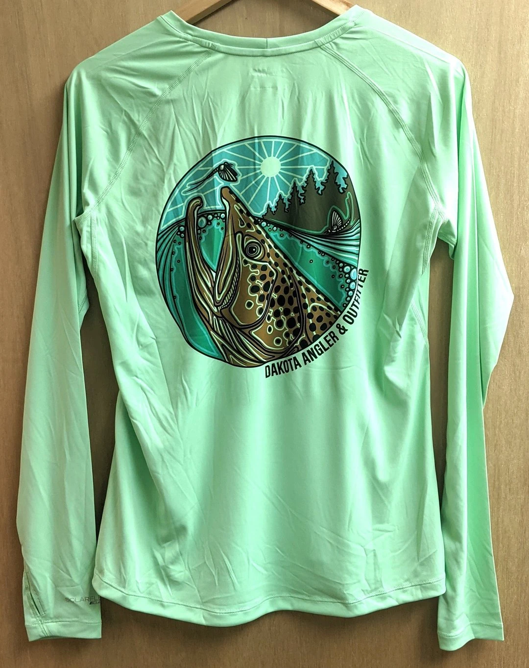 Simms Womens' Solarflex Crewneck Underwood Logo 3 Simms Womens' Solarflex Crewneck Underwood Logo - Image 2