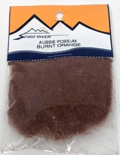 Spirit River Aussie Possum Dubbing -Fishing Sales Shop spirit river aussie possum dubbing burnt orange 087 28612081909823 5000x
