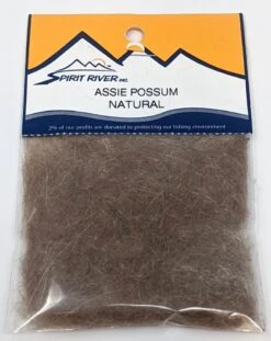 Spirit River Aussie Possum Dubbing -Fishing Sales Shop spirit river aussie possum dubbing natural 012 28612082303039 5000x