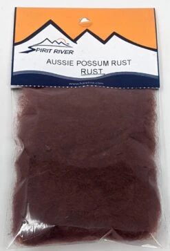 Spirit River Aussie Possum Dubbing -Fishing Sales Shop spirit river aussie possum dubbing rust 086 28612082761791 5000x