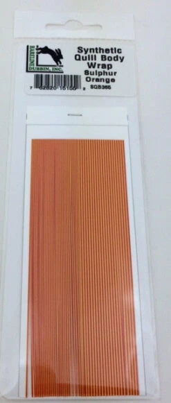 Synthetic Quill Body Wrap -Fishing Sales Shop synthetic quill body wrap sulphur orange 6565828805 5000x