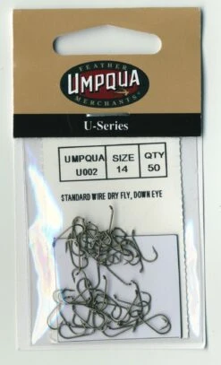 Umpqua U002 Dry Fly U-Series Hook 50 Pack