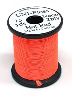 Uni Floss Neon -Fishing Sales Shop uni floss neon hot red 28421415796799 5000x