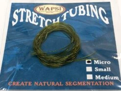 Wapsi Stretch Tubing -Fishing Sales Shop wapsi stretch tubing olive micro 28536652038207 5000x