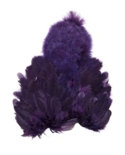 Whiting Brahma Soft Hackle With Chickabou -Fishing Sales Shop whiting brahma soft hackle with chickabou mottled gray dyed purple 16008886943807 5000x